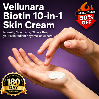 Vellunara Biotin 10-in-1 Skin Restoration Cream 🍀